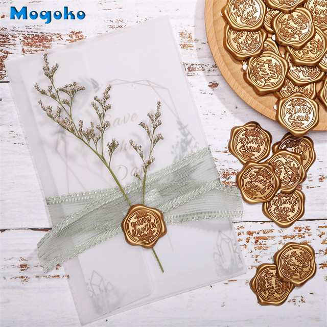 Mogoko New Wax Seal Sticker Envelope Seal Stickers Envelope Seals